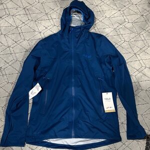Rab Men's Waterproof Blue Raincoat